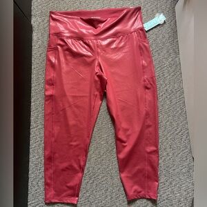 Ideology Red Leggings Athletic Comfort